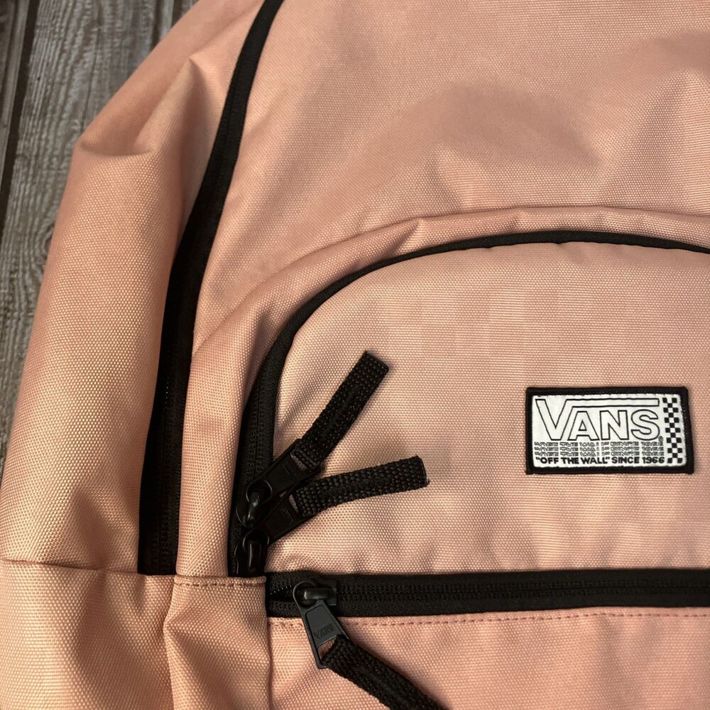 Vans Off The Wall Light Pink Backpack 17”x12” - Picture 4 of 14